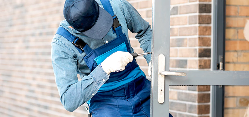 Pivot Storefront Door Locks Installation in La Mirada, California