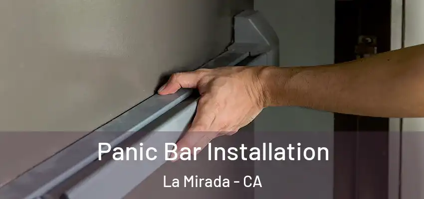  Panic Bar Installation La Mirada - CA